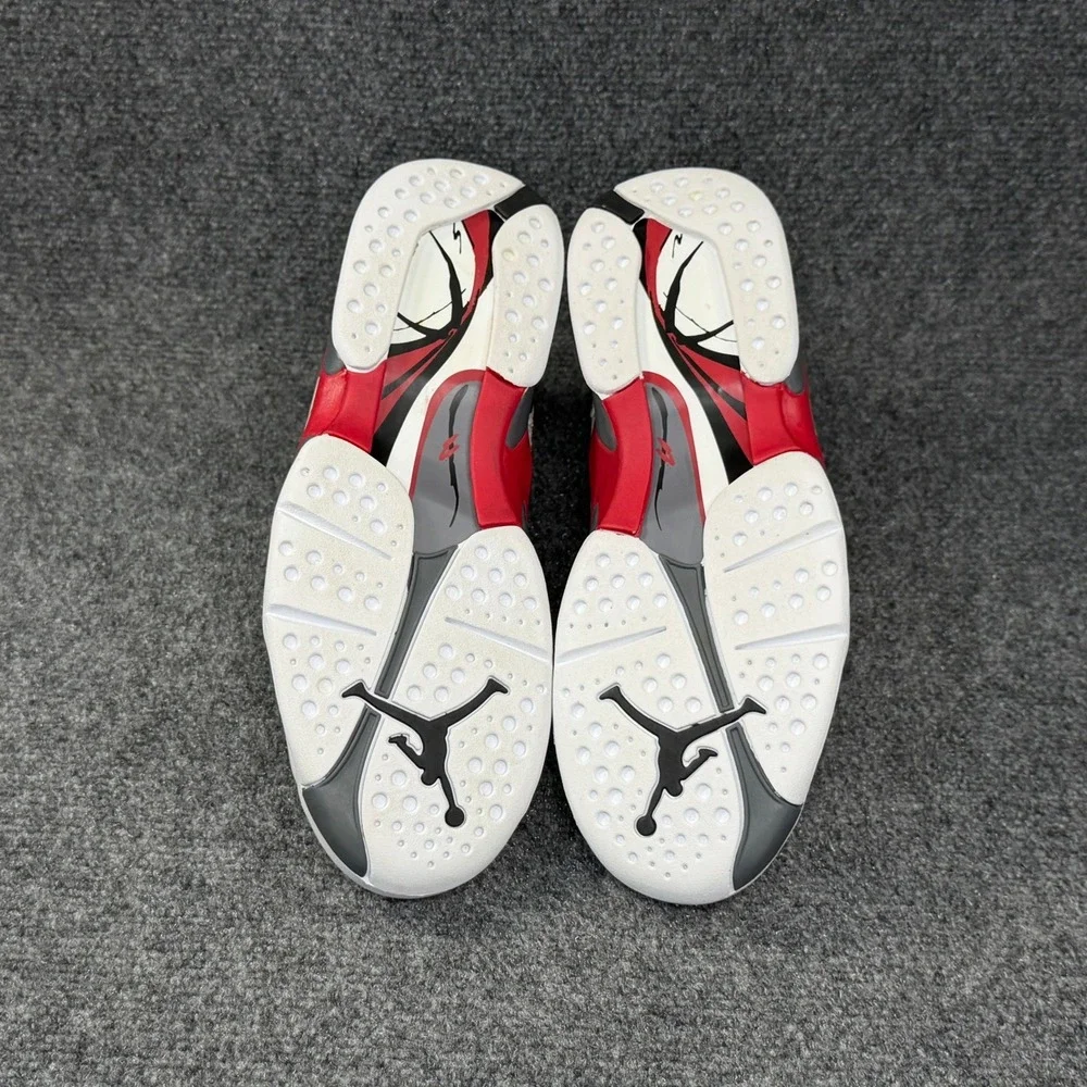Jordan 8 Retro Shoes Men's 8 Bugs Bunny White Grey Red Athletic Sneakers